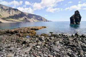 Scenic coastal view photo