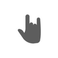 hand gesture vector icon illustration