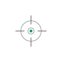 aim vector icon illustration