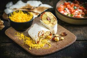 Tortilla wrap sandwich photo