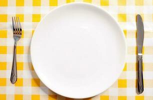 Empty plate concept photo