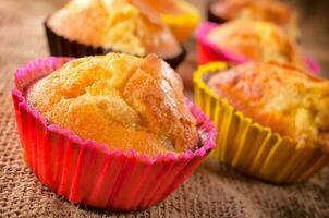 Sweet homemade muffins photo