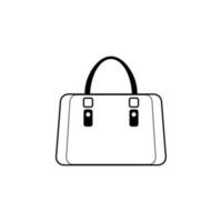 ladies handbag vector icon illustration