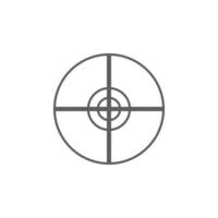 aim vector icon illustration