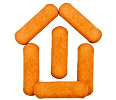 Biscuit house shape photo