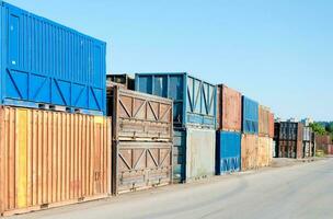 Old Containers view photo