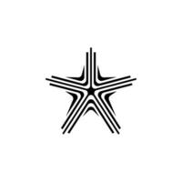 logo estrella vector icono ilustración