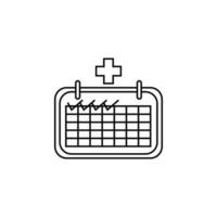 Medical forms, medical certificate vector icon illustration