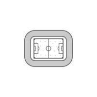 fútbol jugador con un pelota vector icono ilustración