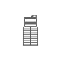 office building vector icon illustration
