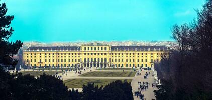 ver de famoso Schonbrunn palacio foto