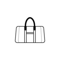 un bolso vector icono ilustración