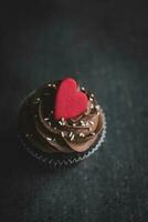 Love concept cupcakes photo