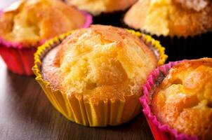 Sweet homemade muffins photo