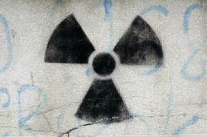 Radioactive graffit background photo