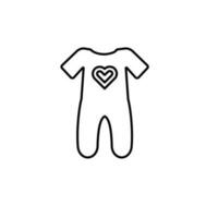 bebé vestir vector icono ilustración