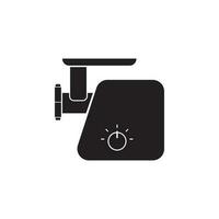 Meat grinder vector icon illustration