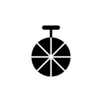 unicycle vector icon illustration