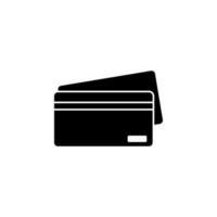 Bank card vector icon illustration