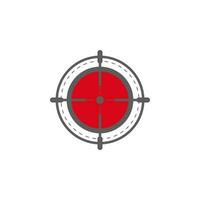 aim vector icon illustration