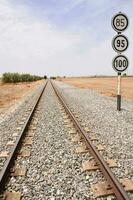 Scenic railroad view photo