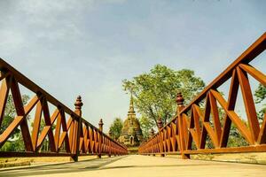 Ancient temple in Thailand photo