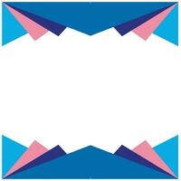 Blue and pink origami paper pattern background. Vector illustration. Eps 10. Suitable for banner designs, backdrops, events, greetings and others