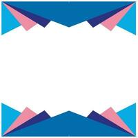 Blue and pink origami paper pattern background. Vector illustration. Eps 10. Suitable for banner designs, backdrops, events, greetings and others