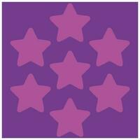 Star seamless pattern background. Vector illustration. Design for prints, textiles, fabrics. Purple sky with light purple stars, bright sky blue background. Editable in EPS10 format