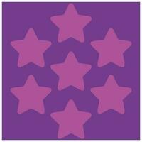 Star seamless pattern background. Vector illustration. Design for prints, textiles, fabrics. Purple sky with light purple stars, bright sky blue background. Editable in EPS10 format