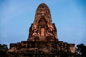 Ancient temple in Thailand photo