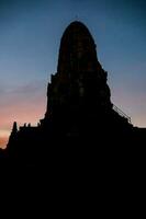 Ancient temple in Thailand photo