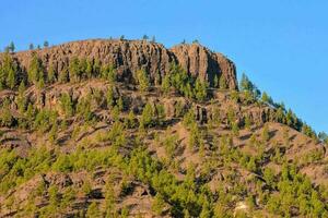 gran canaria volcánico paisaje foto