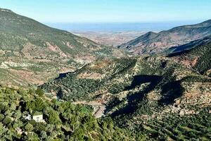 vista panorámica de la montaña foto