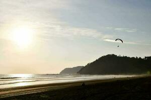 Scenic beach view photo