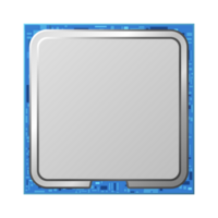 CPU centraal verwerken eenheid of microchip computer png