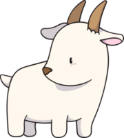 cartone animato carino capra, animale png