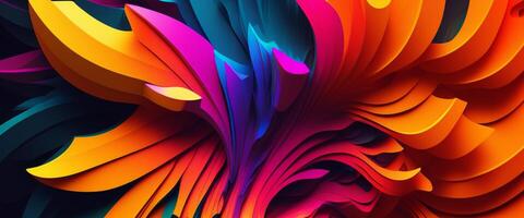 Abstract shape background, geometric colorful backdrop. photo
