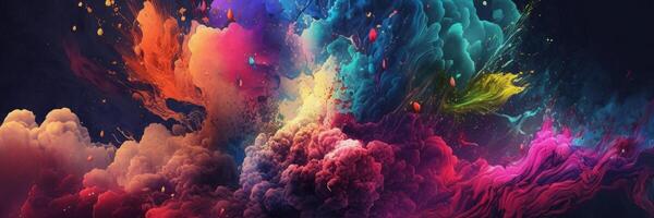 Abstract shape background, geometric colorful backdrop. photo