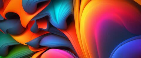 Abstract shape background, geometric colorful backdrop. photo