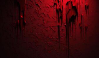 Creepy red wall background. halloween background photo concept.