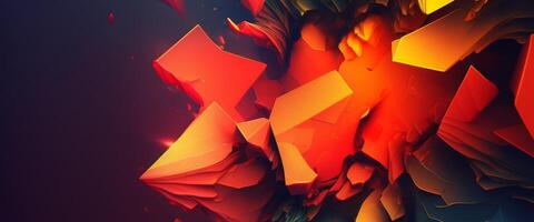 Abstract shape background, geometric colorful backdrop. photo