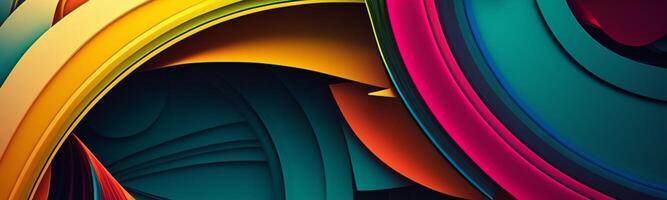 Abstract shape background, geometric colorful backdrop. photo