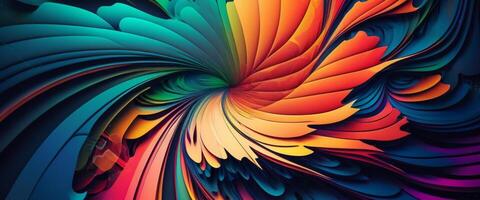 Abstract shape background, geometric colorful backdrop. photo