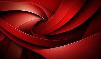 wavy red abstract background. photo