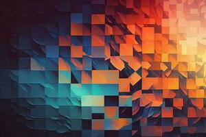 Background image, abstract art, gradient, light, color, digital illustration, generated by AI photo