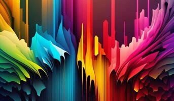 Abstract shape background, geometric colorful backdrop. photo