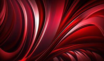 wavy red abstract background. photo