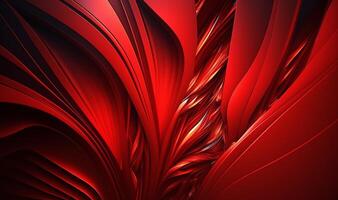 wavy red abstract background. photo