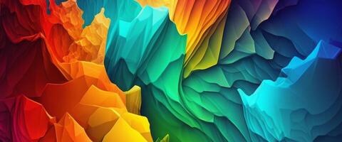 Abstract shape background, geometric colorful backdrop. photo